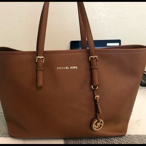 Mk large brown tote